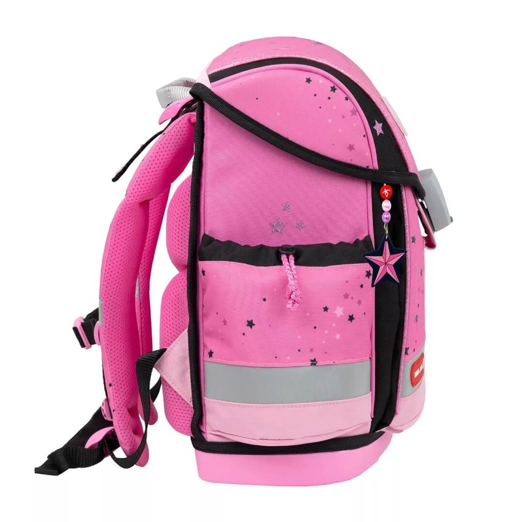 Classy Plus Pink Black Schulranzen-Set 5-tlg