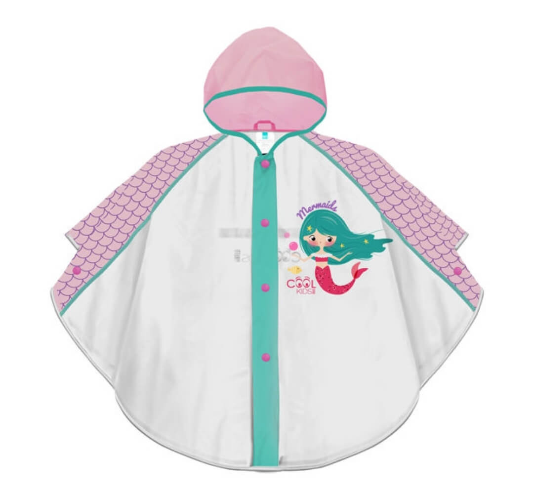 Regenponcho Meerjungfrau