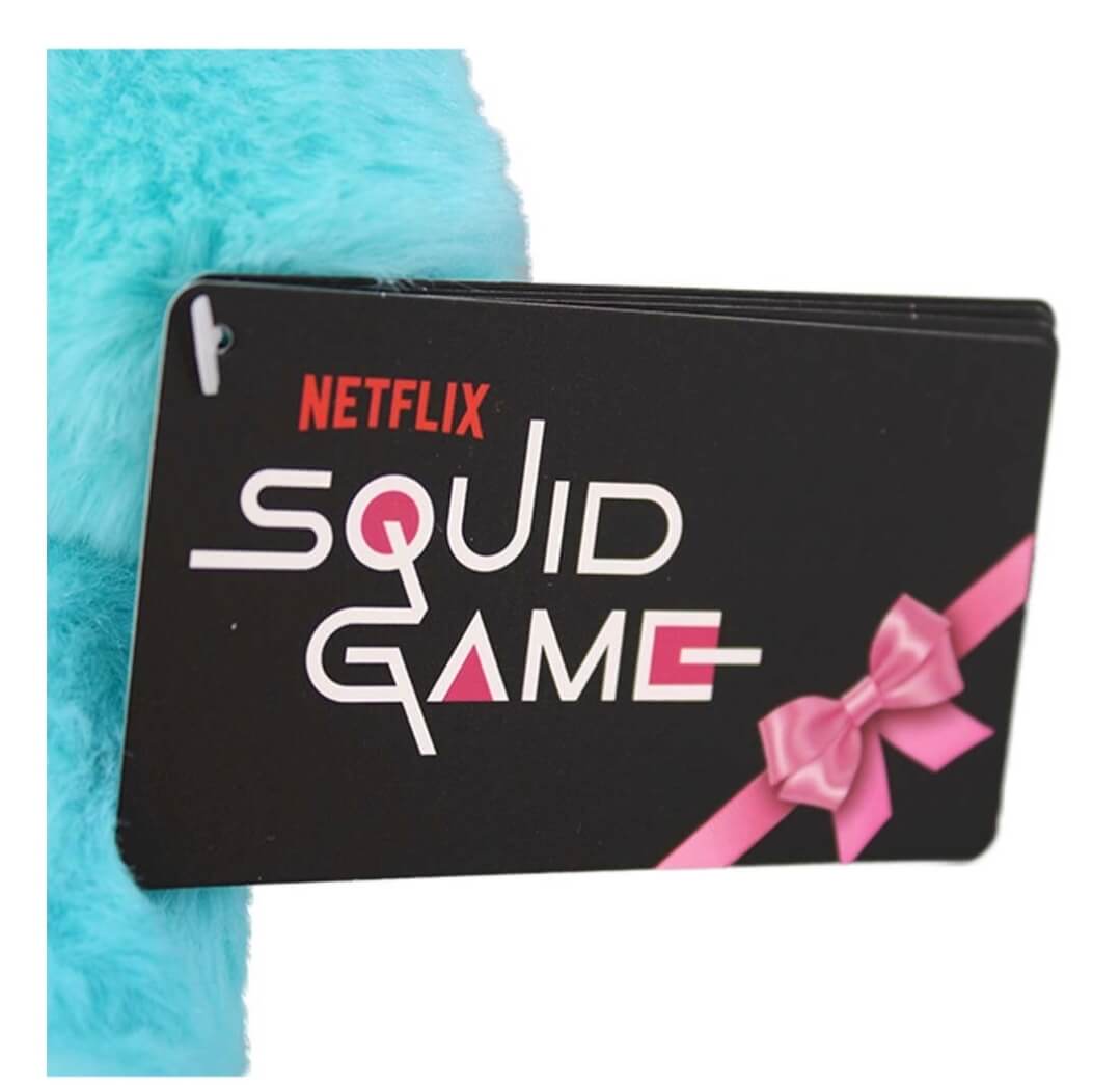 Squid Game Teddy Blau 25cm