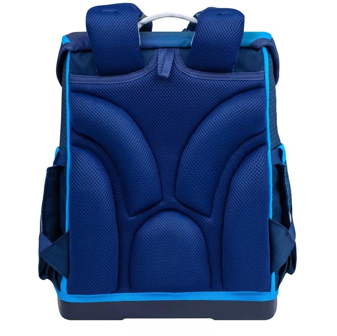 Compact Racing Blue Neon Schulranzen-Set 4-tlg