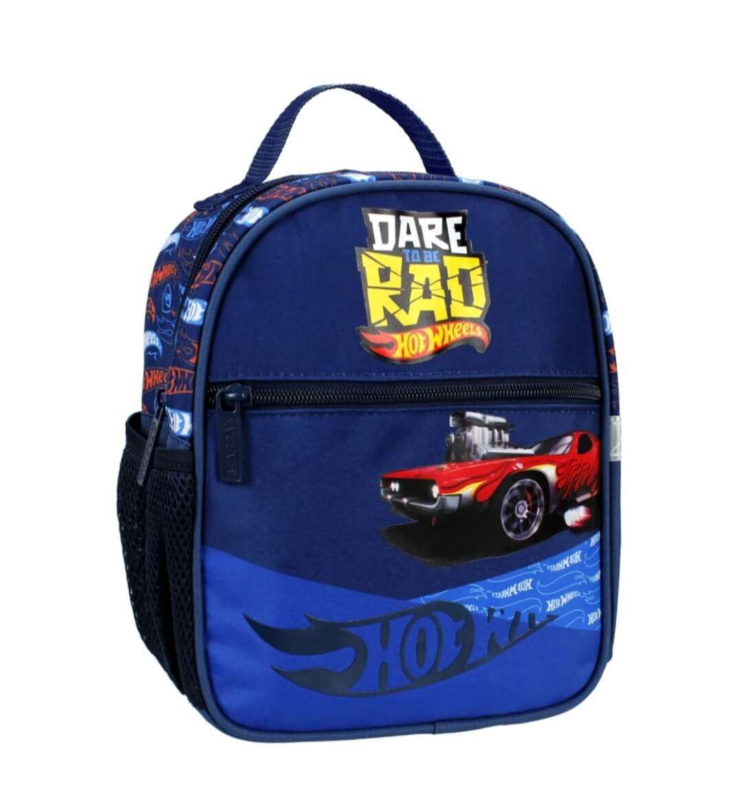 Hot Wheels Jungen Vorschulrucksack, blauer Rucksack 20x25x9cm STARPAK, gepolstert