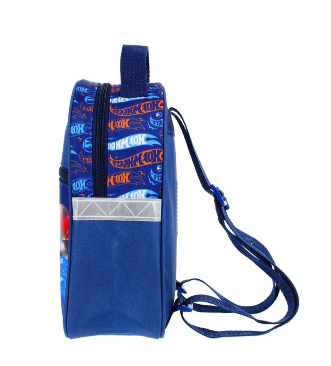 Hot Wheels Jungen Vorschulrucksack, blauer Rucksack 20x25x9cm STARPAK, gepolstert