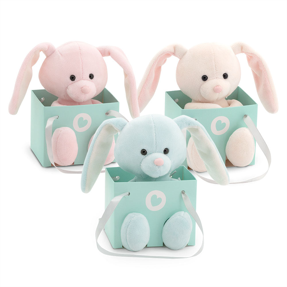 Plüsch und Stofftier "The Bunny" in Geschenktüte 15 cm