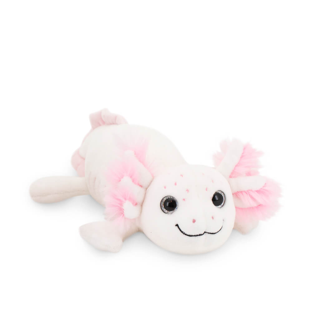 Plüschtier weißes Axolotl