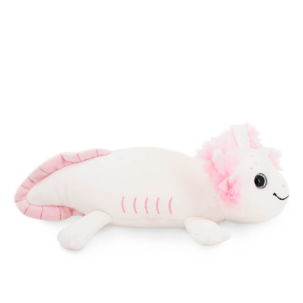 Plüschtier weißes Axolotl