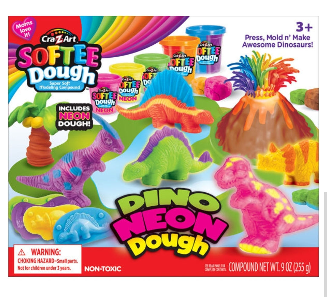 Softee Dough Dino Glow Knete