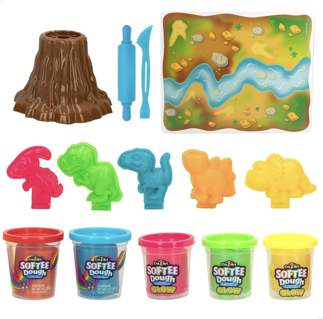 Softee Dough Dino Glow Knete