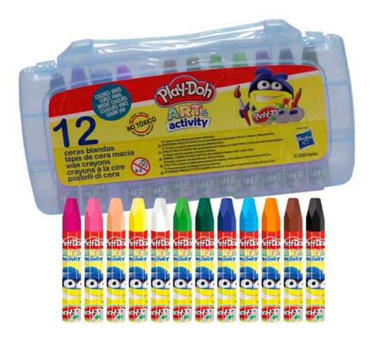 12er Pack PLAY-DOH Wachsmalstifte in PVC Box