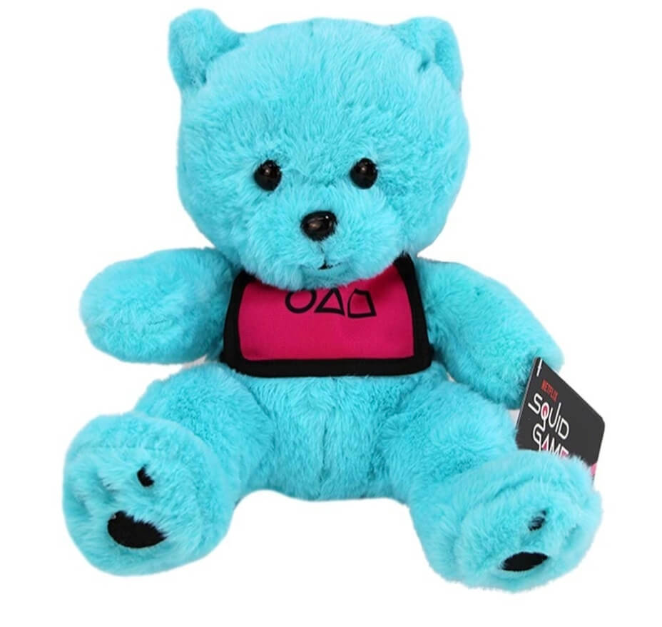 Squid Game Teddy Blau 25cm